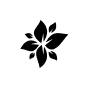 White flower vector