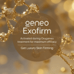 Geneo X ExoFirm OxyPod anti-aging cu exozomi vegetali pentru fermitate și revitalizarea tenului, disponibil la BelleZone Constanța