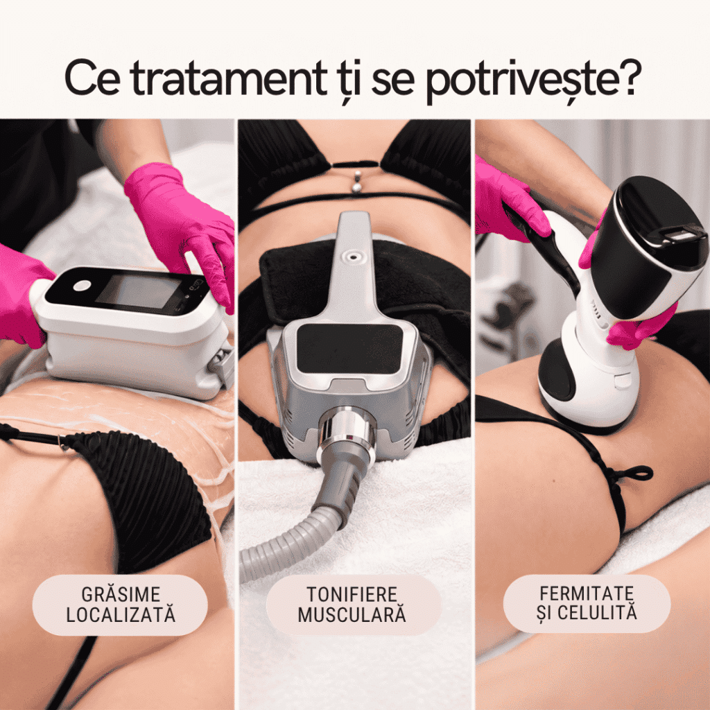 Grăsime localizată, tonifiere musculară și fermitate – tratamente de remodelare corporală BelleZone Constanța